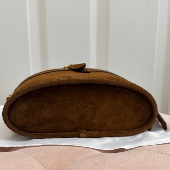 Coach Trail Bag Warm Brown Suede No Straps - Picture 8 of 12
